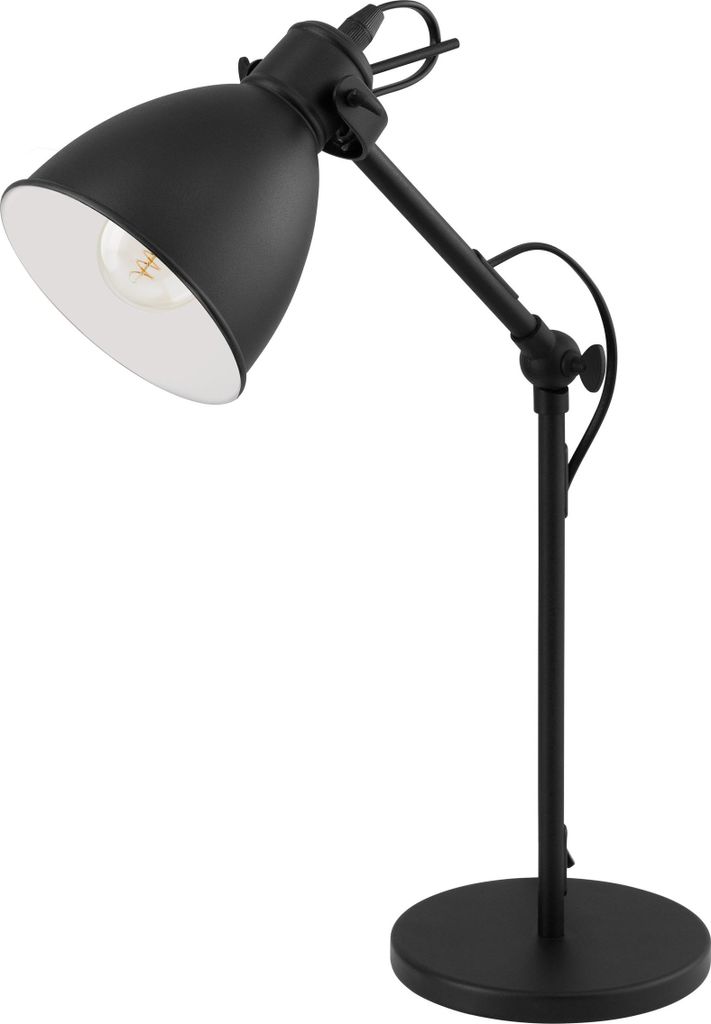 PRIDDY Tischleuchte Tischbeleuchtung - H42,5 cm - schwarz, Produktbild 