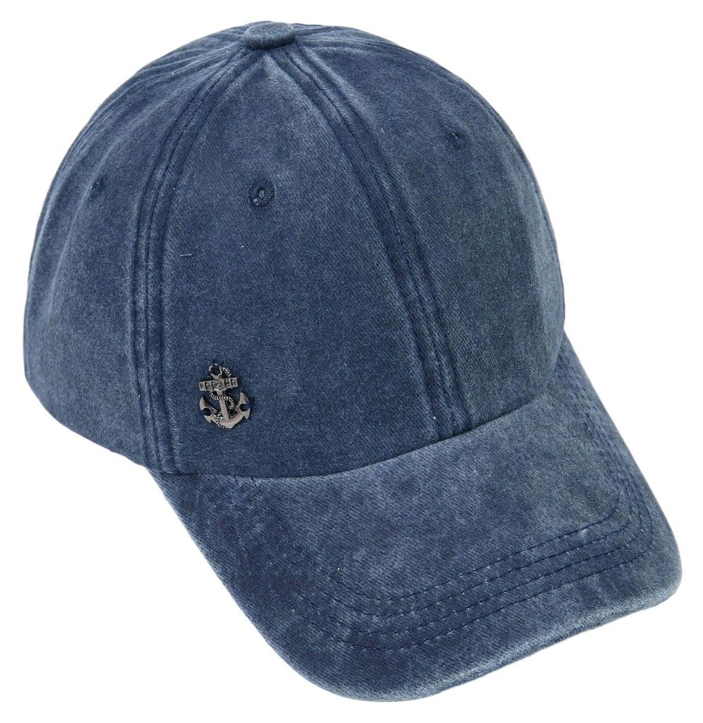Leoberg Uni Cap Baseballkappe - Baseball-Cap Kappe Schirmmütze in 151294-Blau-64