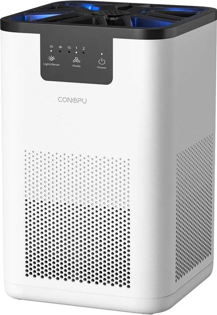 Purificateur d'air Filtre HEPA H13 blanc avec fonction aromathérapie