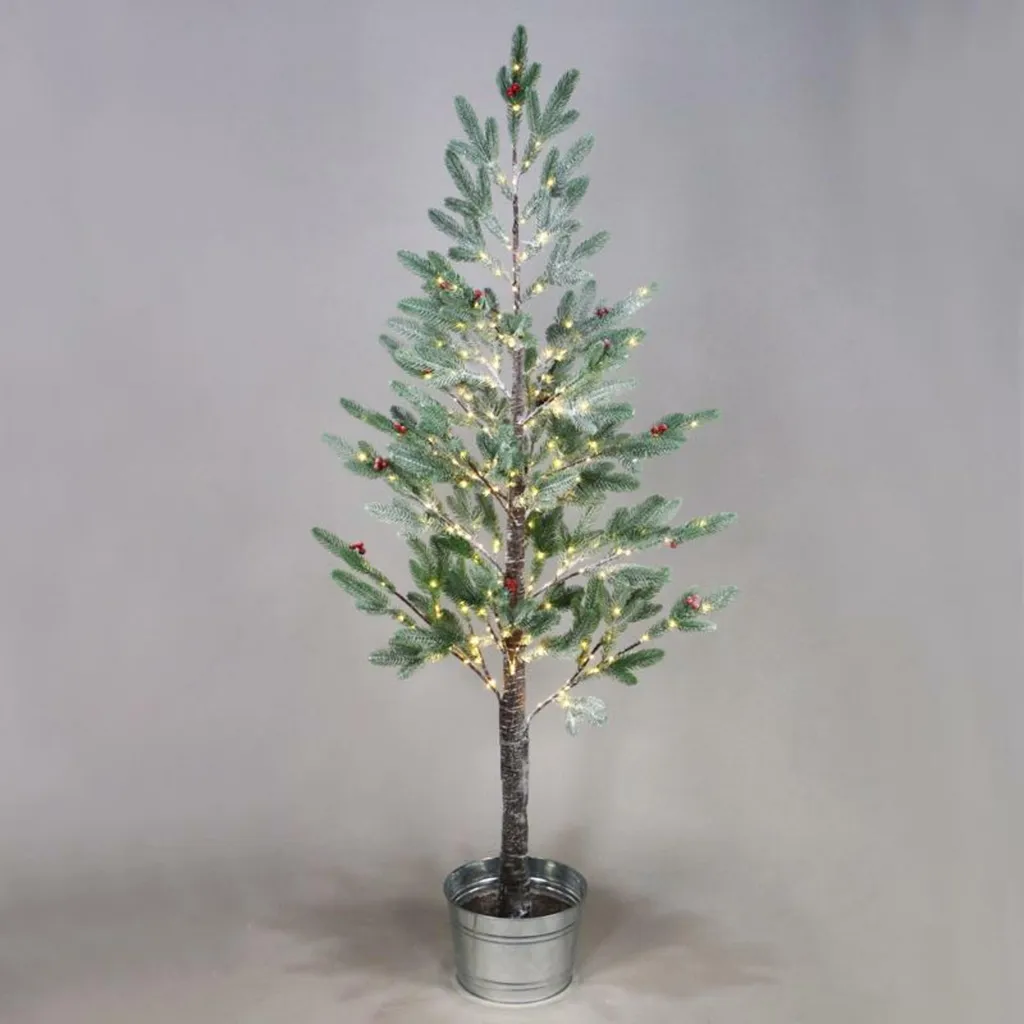 Arbre Lumineux Extérieur et Intérieur 160cm 288 LED WW Snow Pine IP44