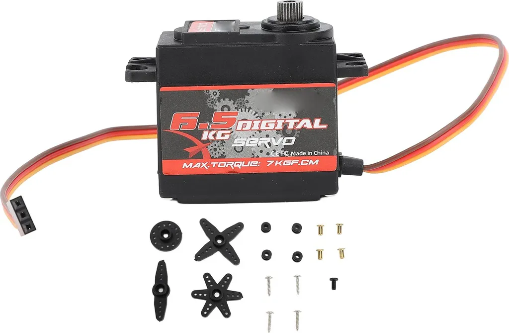 Servo RC 6,5kg Digitale Alta Coppia - Ingranaggi Metallo per Crawler