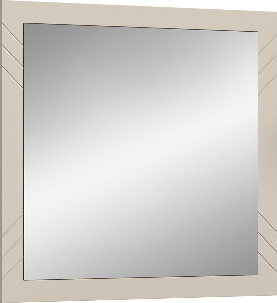 Notes Spiegel matt beige, Spiegel.