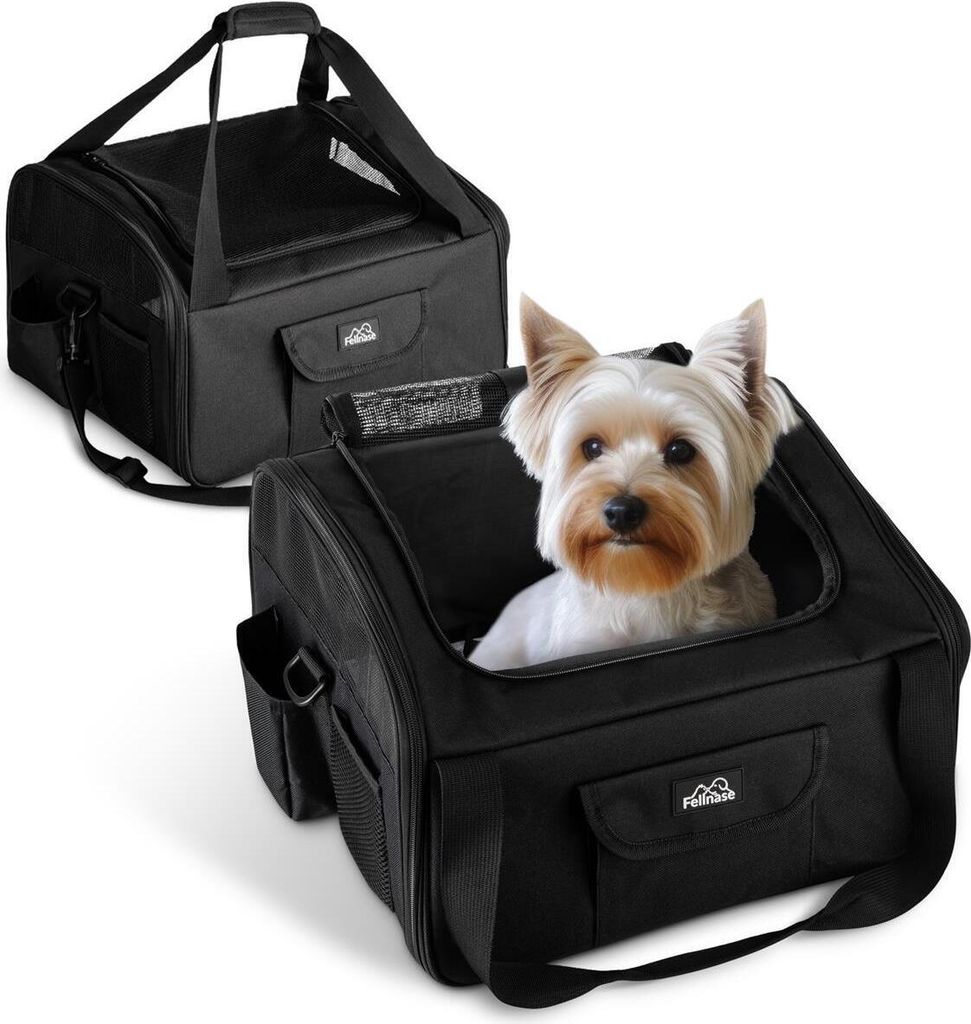 Hundebox Auto Katzen Transporttasche Flugzeug zugelassene Produktbild 
