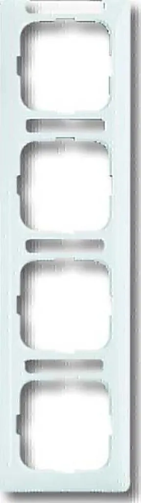 Plaque de Finition Quadruple Busch-Jaeger Blanc pour Interrupteur