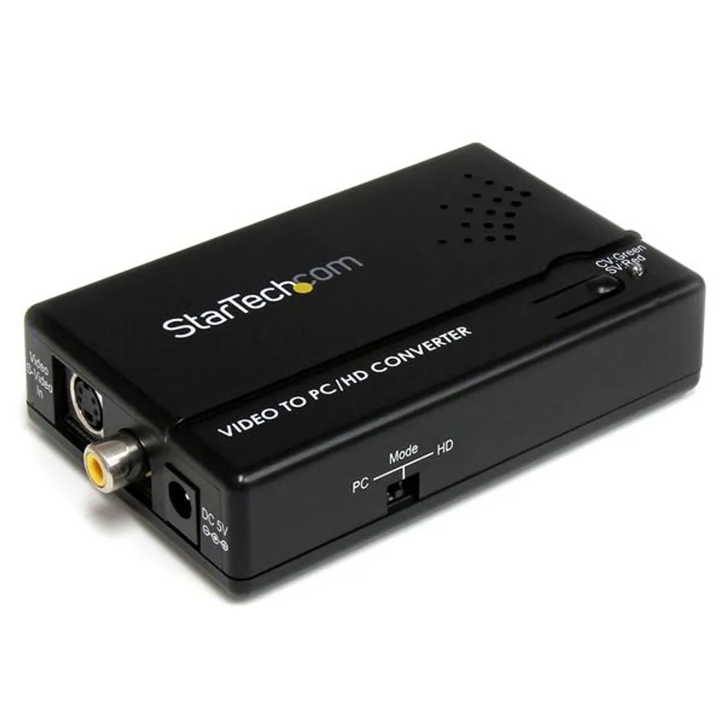 Convertisseur pour Brancher Ancienne Console ou Caméra sur Écran VGA PC