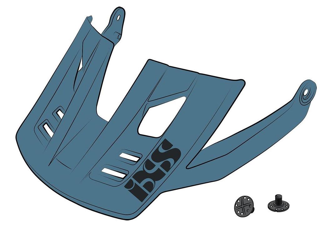 iXS Visor + Pins Trigger FF Ocean XS/S
