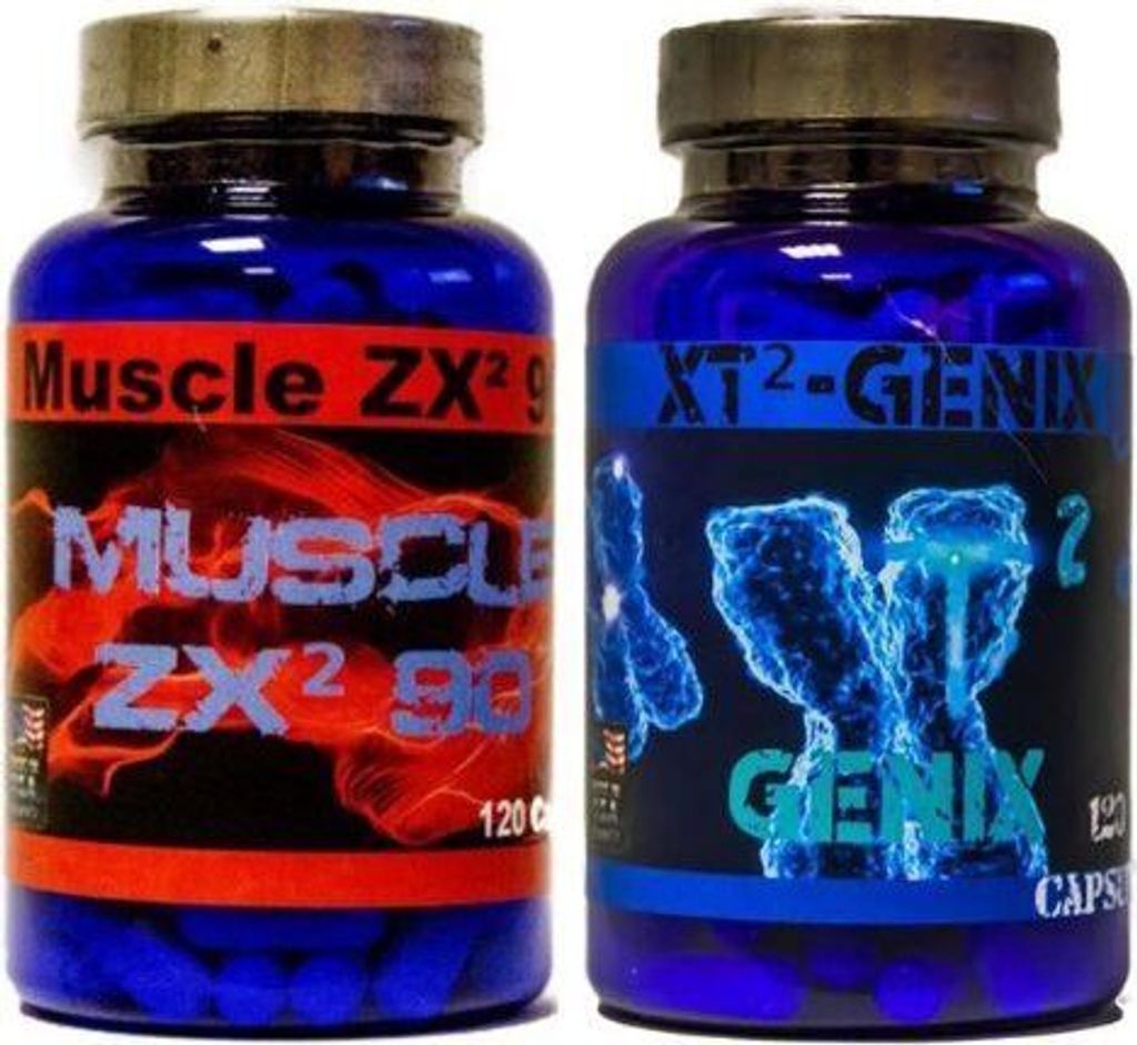 XT² GENIX Muskelaufbau extrem + MUSCLE ZX² Testosteron Produktbild 1