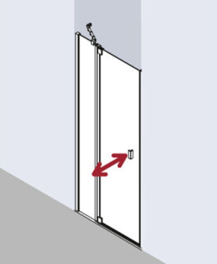 Kermi RA1GR120201UK Pendeltür Raya 1GR 1200x