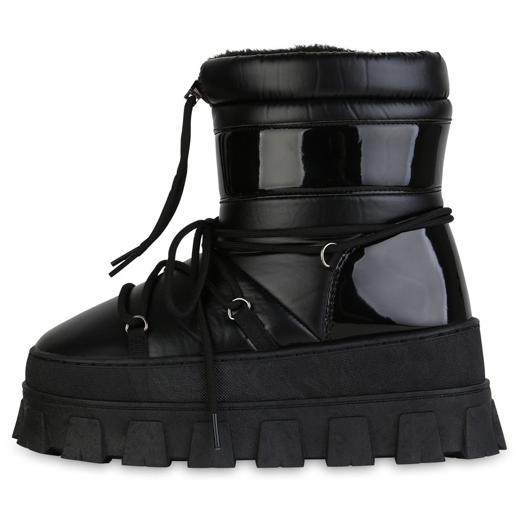 VAN HILL Damen Warm Gefütterte Winter Boots Stiefeletten Produktbild