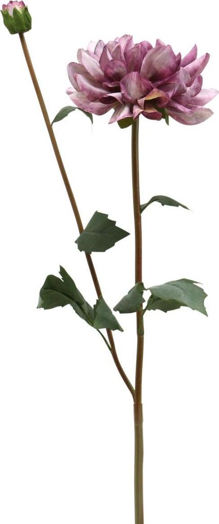 Kunstblume Dahlie Lila Seidenblume Deko-Stielblume 57cm