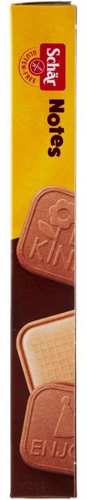 12x SCHÄR Notes, Glutenfreier Kekse mit cremige Füllung mit Milchschokolade 81g + Itlaian gourmet polpa 400g