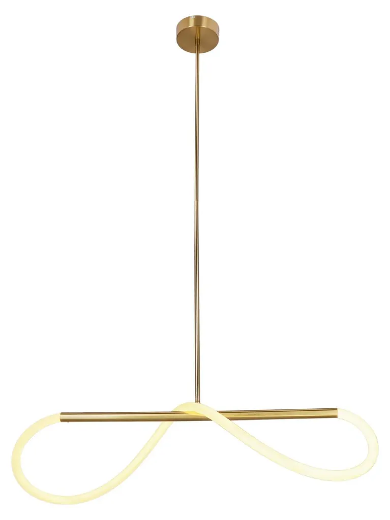 Suspension LED Supreme Candellux dorée 18W 1680lm 120x80cm IP20
