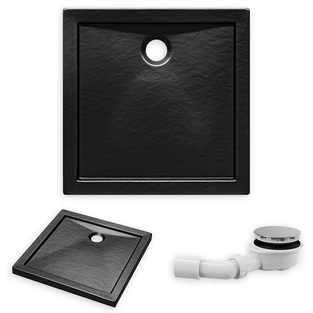 Duschwanne Quadratisch 90x90x5,5 Sanitäracryl Duschtasse Produktbild 