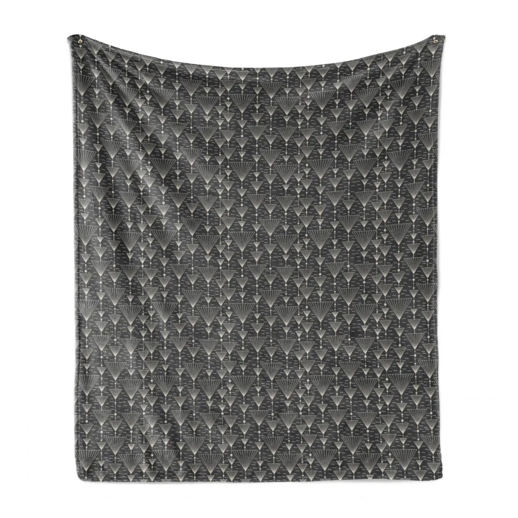 Coperta Soffice ABAKUHAUS per Bambini e Famiglia Grigio 125x175