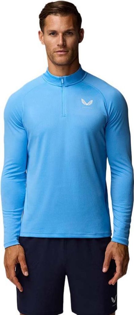 Castore Adapt Halbreißverschluss-sweatshirt Blau M Mann Blau M