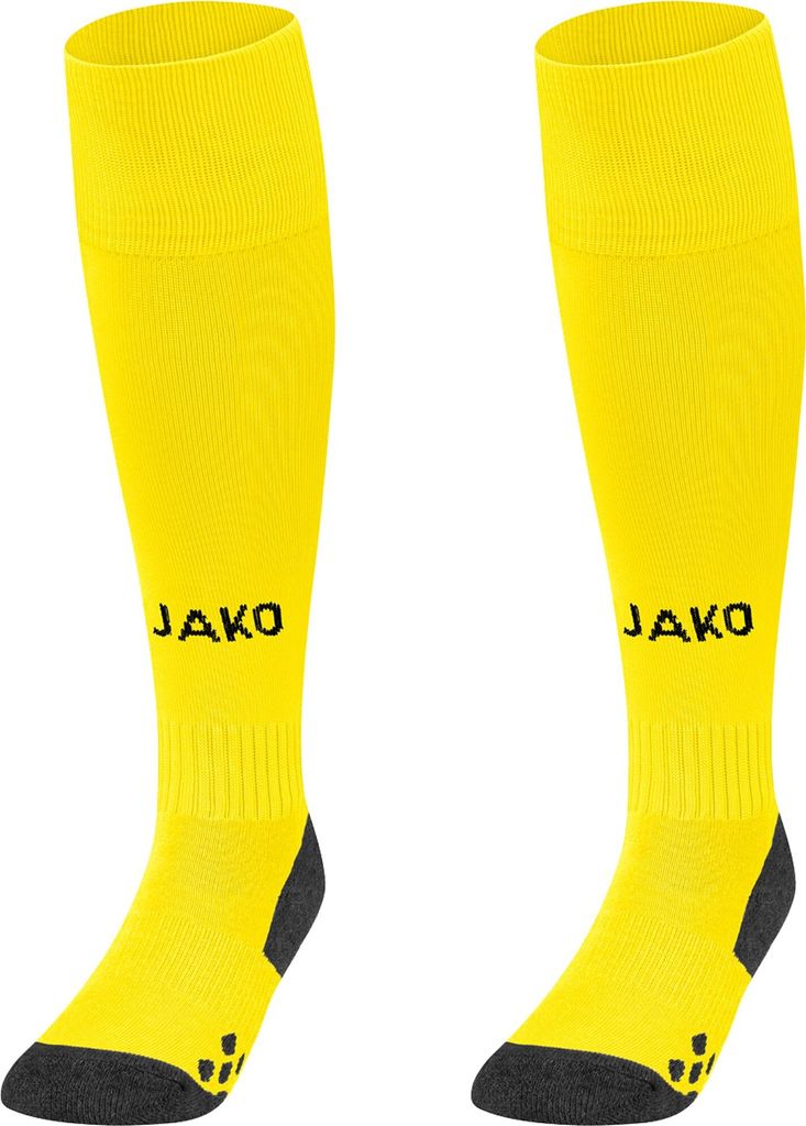 JAKO Unisex Stutzenstrumpf Allround, Farbe:citro, Größe:5 (43-46)