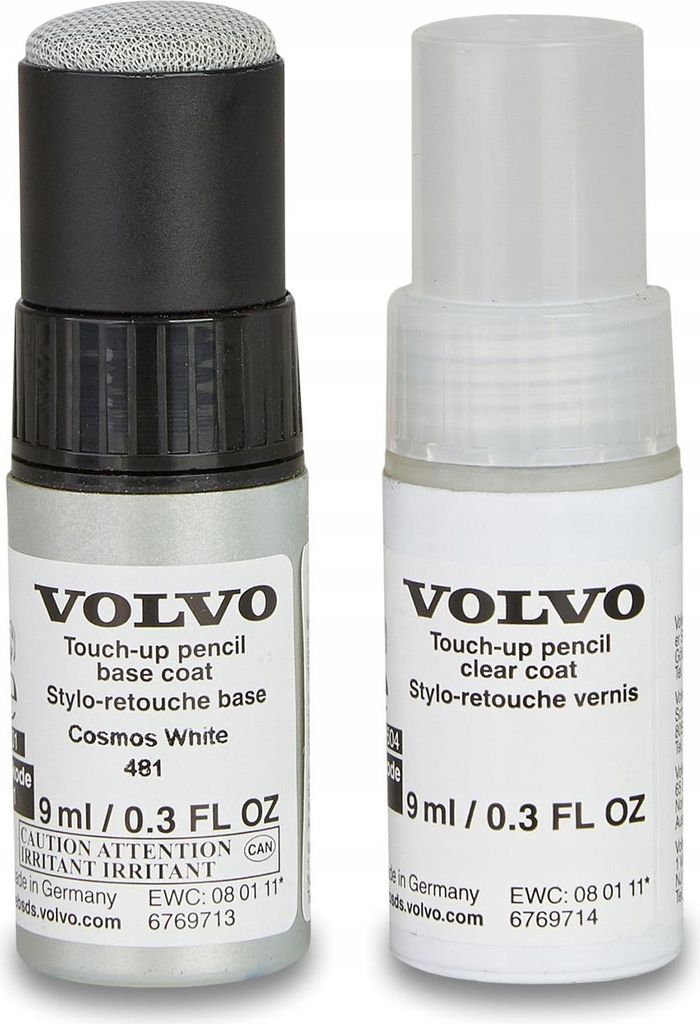 Neu: Volvo Lackstift CosmosWeiß 481, Original, von autorisiertem Händler