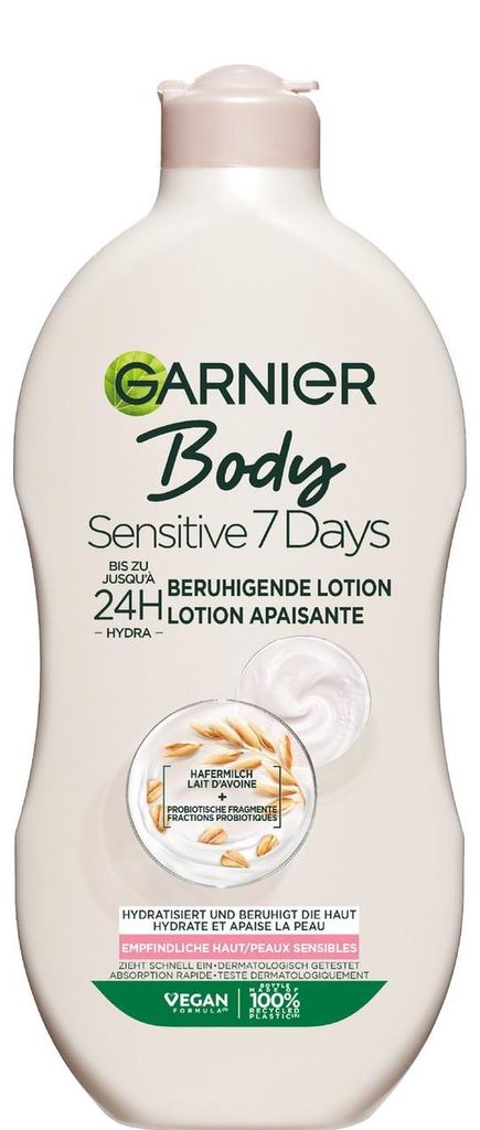 Garnier Body Creme-Melk 400ml Sensitive Havermelk & Produktbild 
