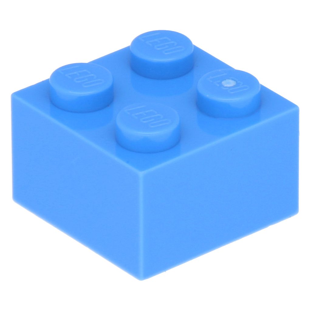 Lego® 2x2 Stein 3003 - 50 Stück Mittleres Blau Produktbild 
