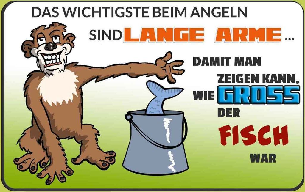 vianmo Holzschild 20x30 cm das Wichtigste beim Angeln lange Spruch Zitat