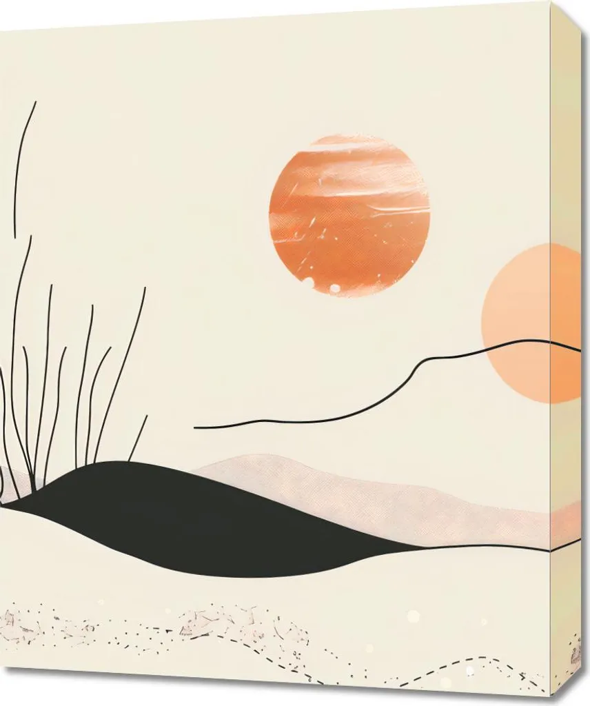 Image Colline douce 50 x 60 cm - Habillez vos murs vides avec style
