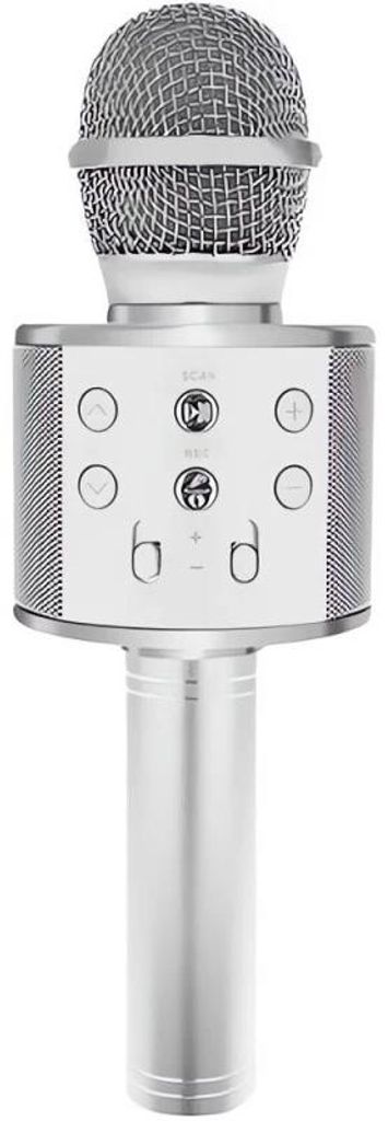 Izoxis 22188 Karaoke bluetooth mikrofón strieborná Obrázok produktu 