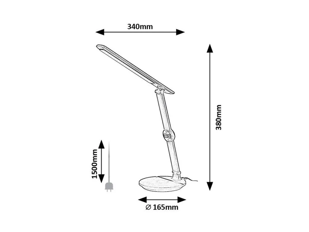 Lampe de table LED à intensité variable avec chargeur USB pour bureau - 10
