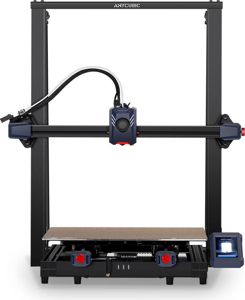 Anycubic Kobra 2 Max 3D-Drucker max. Geschwindigkeit 500 mm/s, unterstützt Fernbedienung und APP, Druckplattform mit automatischer Nivellierung, B...