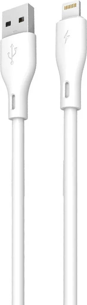 Dudao Cavo USB 2m Bianco Luminoso: Stile Minimal e Ricarica 3A
