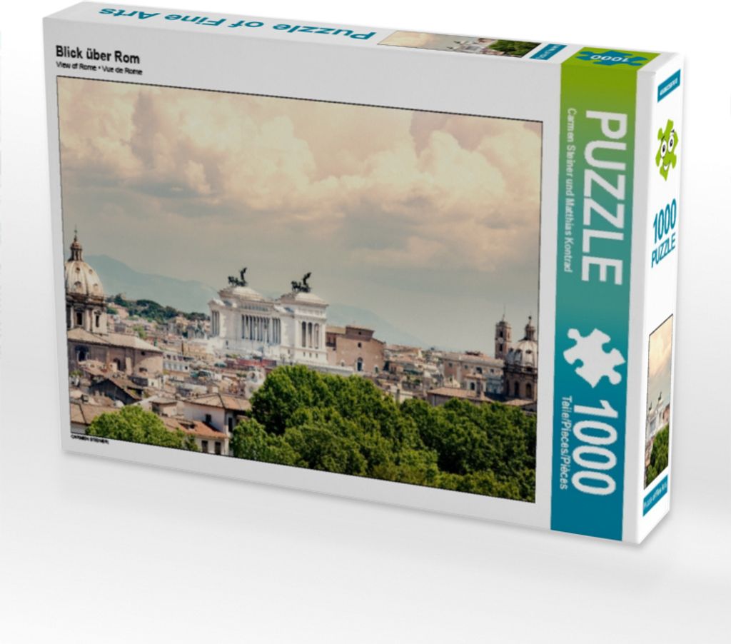Calvendo Blick über Rom 1000 Teile Puzzle quer 640x480mm, Steiner und Matthias Kontrad C; 7337814