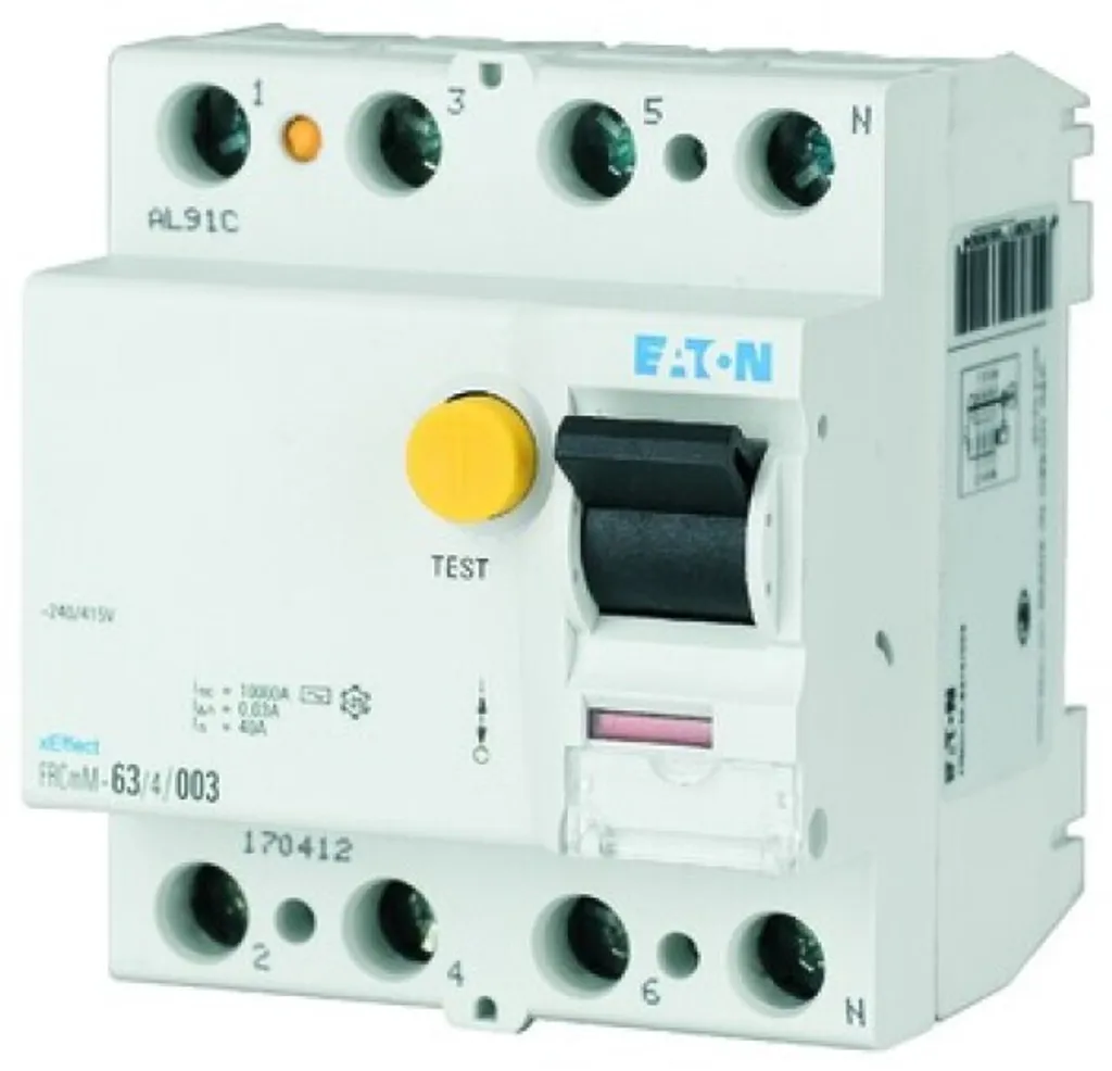 Interrupteur différentiel pour installation domestique Eaton 25A 30mA