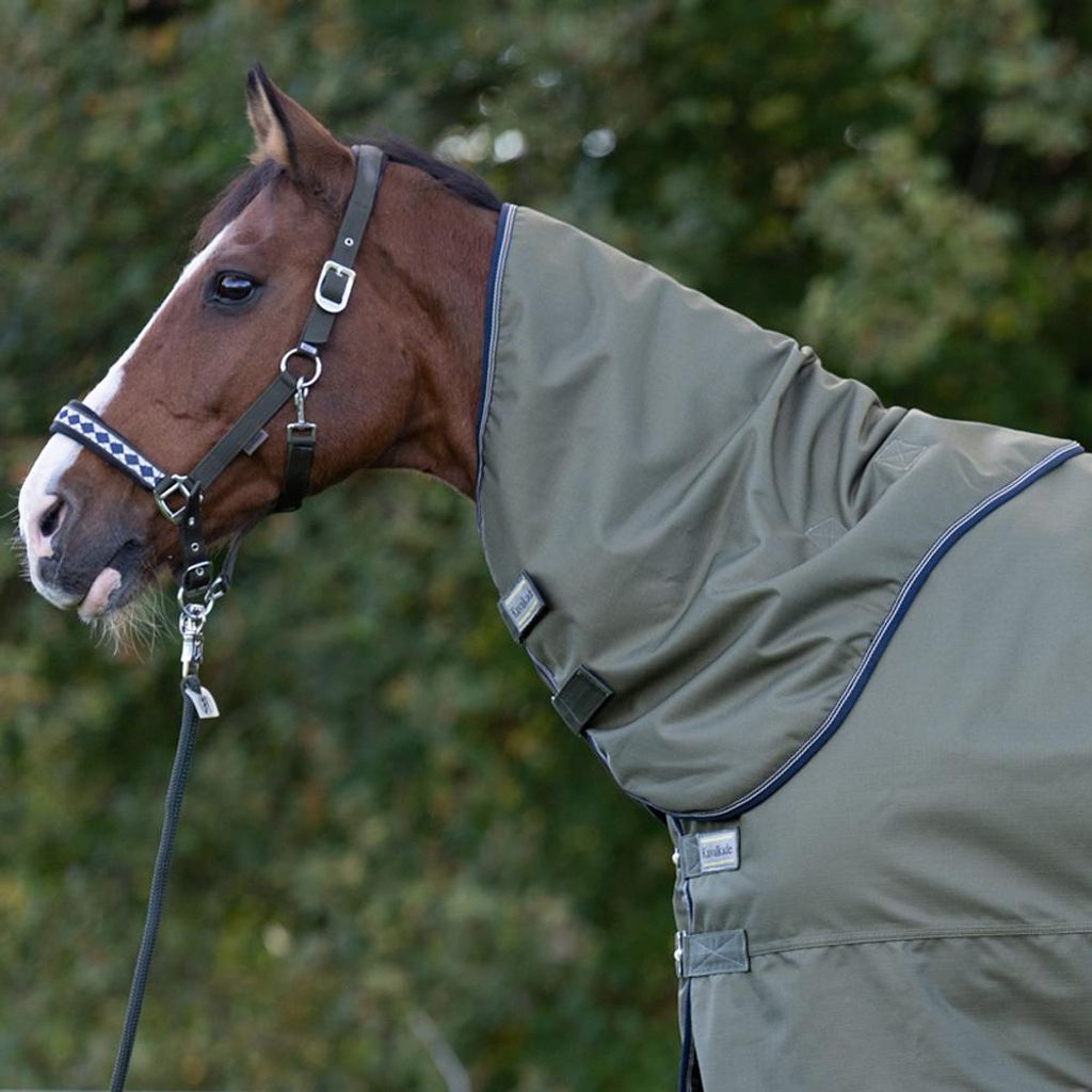 Kavalkade Halsteil für Outdoordecke Montreal 100g, Farbe:grün, Größe:L