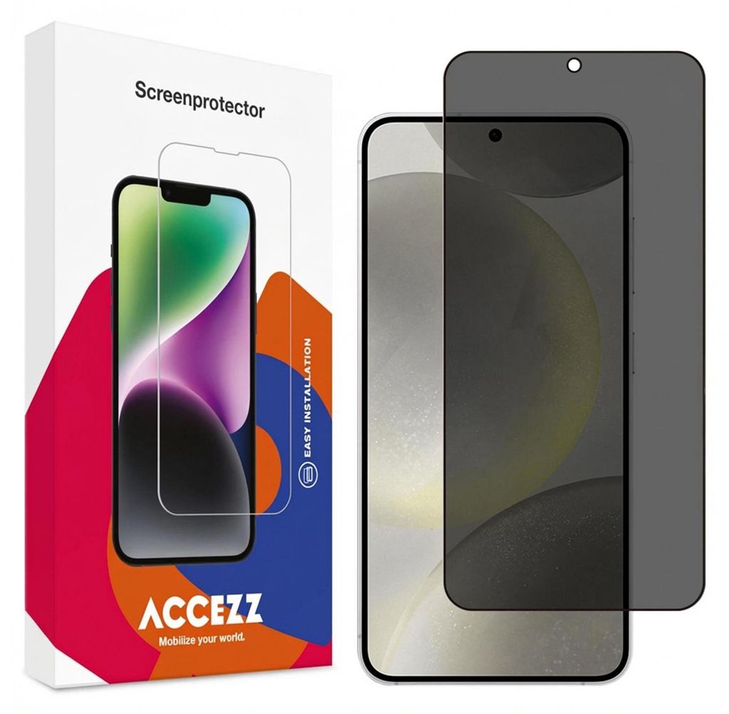 Accezz Privacy Displayschutz aus gehärtetem Glas Samsung Produktbild 