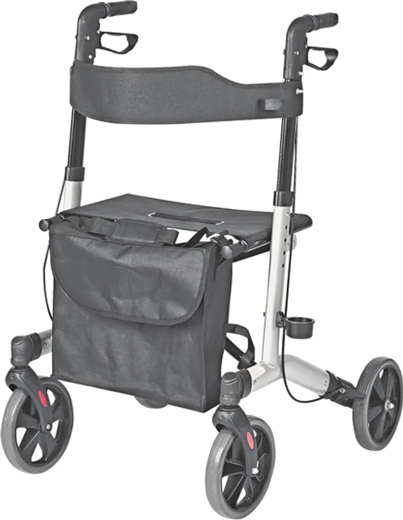 Déambulateur ultra léger Servocare 136kg robuste et pliable en alu
