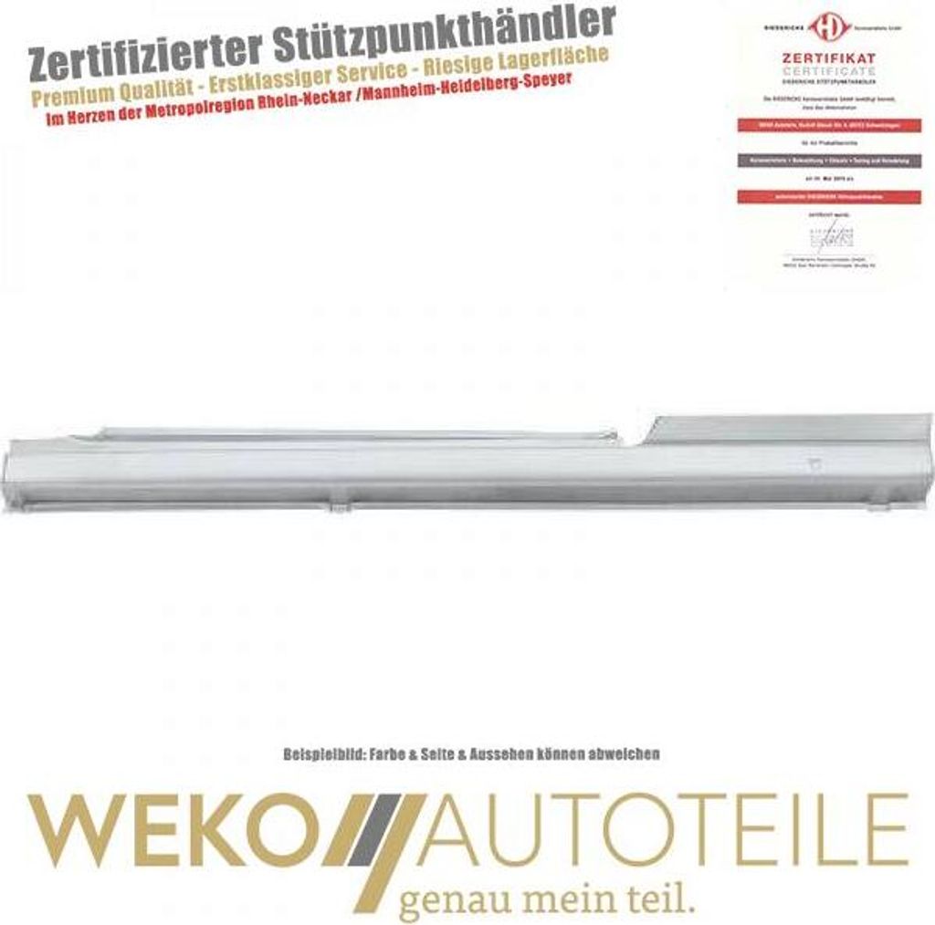 Einstiegblech links DIEDERICHS 9443021 für VW