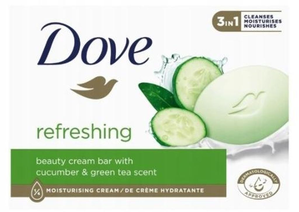 Dove Fresh Touch Crema di Bellezza Barretta 100 g Immagine del prodotto 
