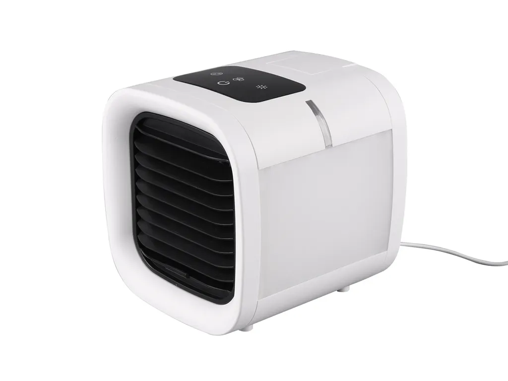 Ventilatore Portatile USB con Acqua e LED - Raffrescatore Desktop 3-in-1 - 2