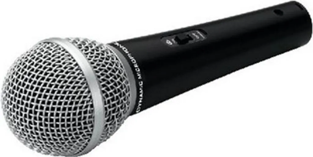 Microphone dynamique unidirectionnel Monacor DM1100 robuste et fiable