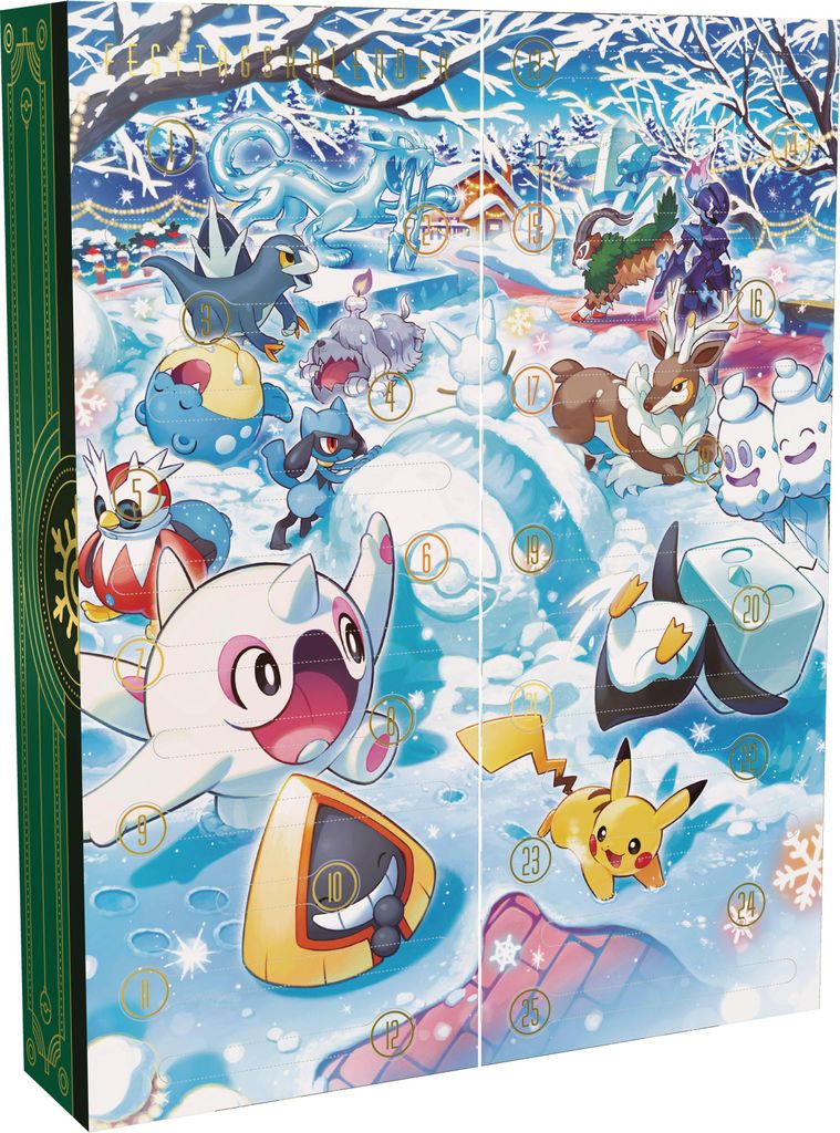 Pokemon Cards Adventskalender 2024  3-er - Pokemon Company Obrázek produktu 
