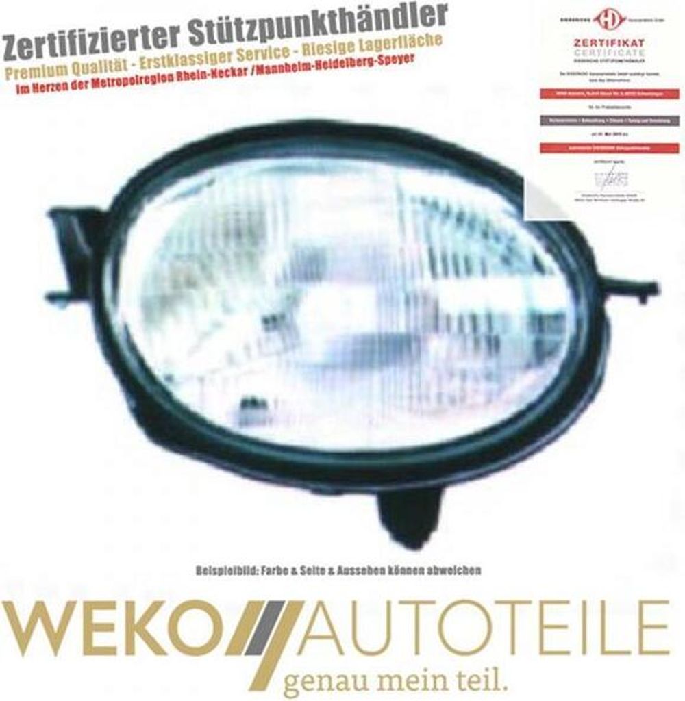 Scheinwerfer links DIEDERICHS 6616081 für TOYOTA
