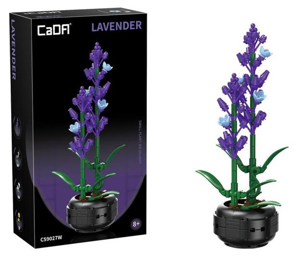 Cada, juego de bloques "Bauklötze" Lavanda en maceta, 23 Imagen del producto 