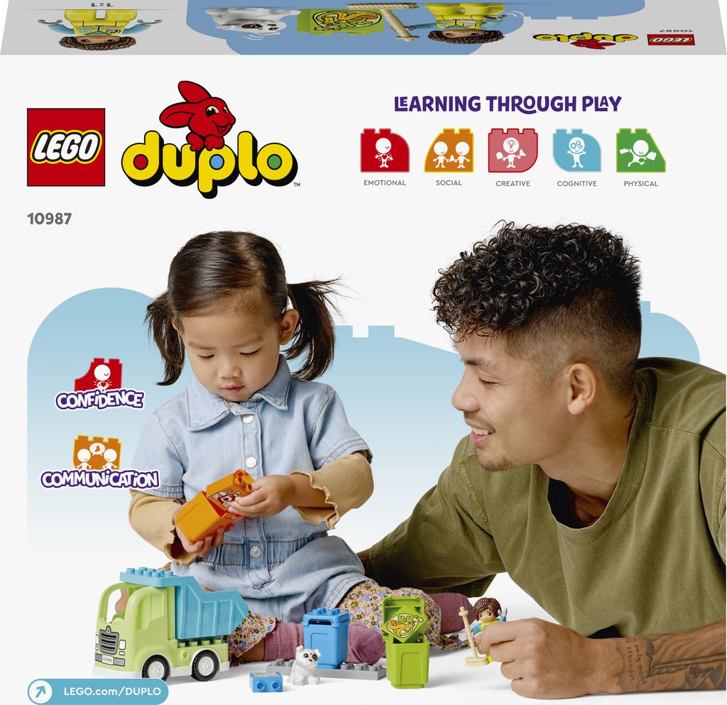 LEGO DUPLO Popelářský vůz, Sada na stavění, 2 rok/roky, Obrázek produktu 