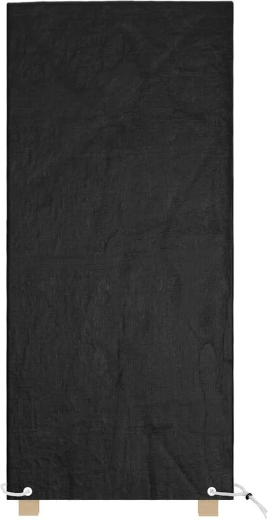 Set 2 Coprisedie Esterno The Living Store 75x70x140 cm Nero - 3