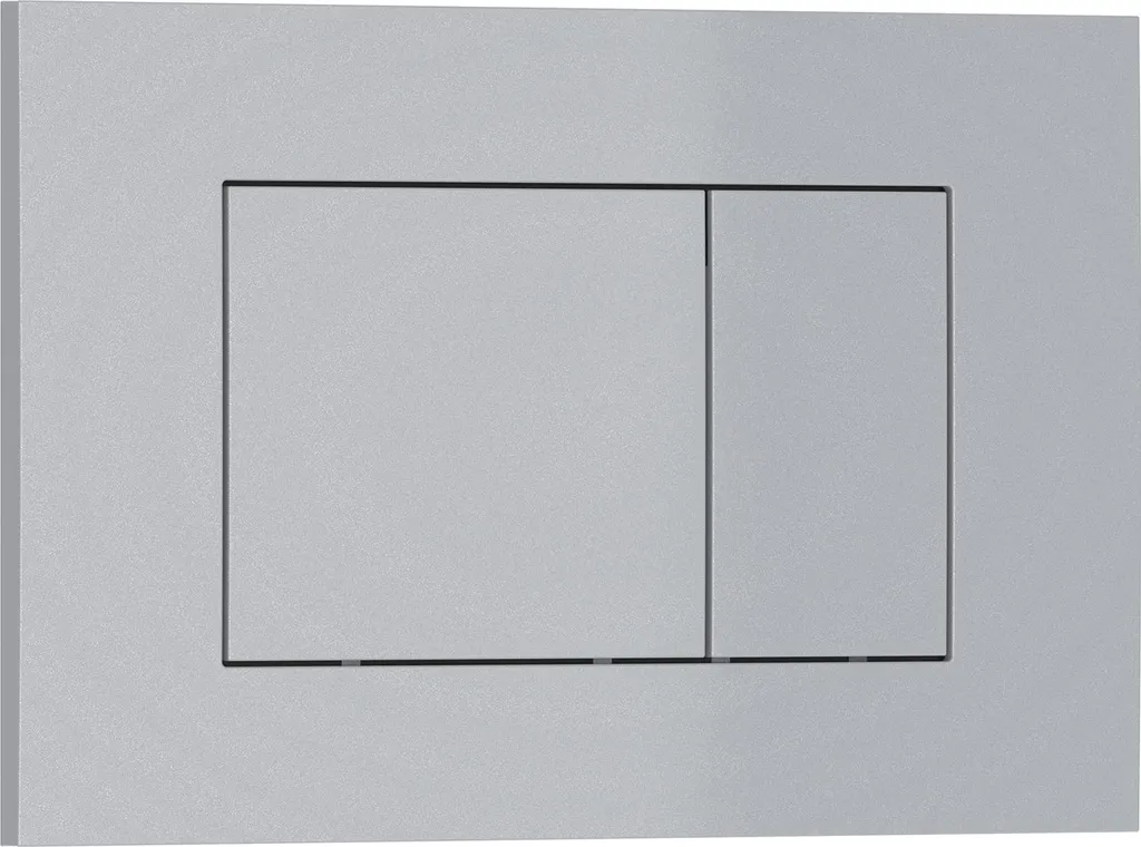 Placca WC Mexen Tex 02 Cromo Satinato 6102-04 | Design Contemporaneo