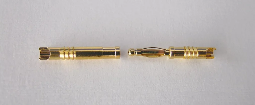 Jamara 100 paires de connecteurs or 2mm pour modélisme RC haute qualité