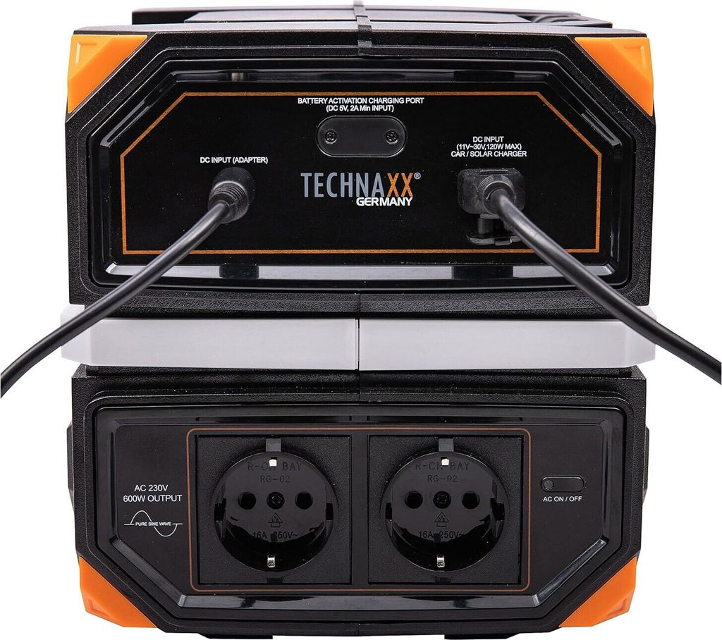 Stacja ładująca Technaxx TX-202, 504Wh, 600W, USB-C, USB-A, Zdjęcie produktu 7