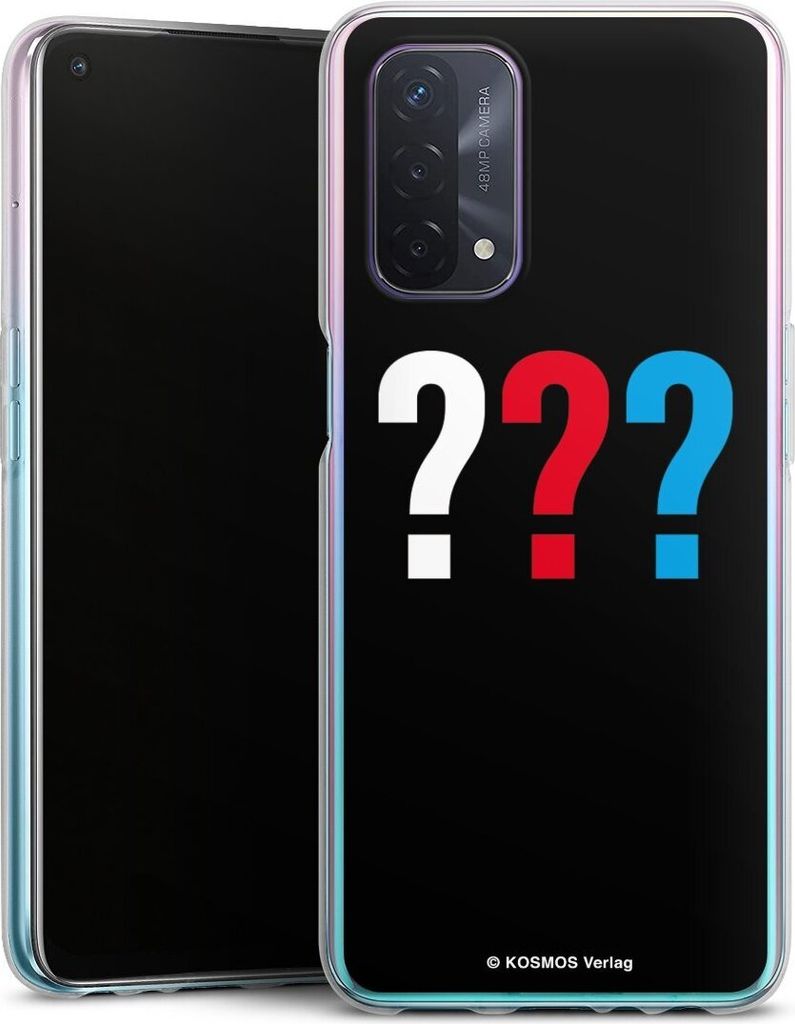 DeinDesign Handyhülle für Oppo A74 5G Silikon Hülle Case Smartphone Schutzhülle Logo Offizielles Lizenzprodukt Die drei ???
