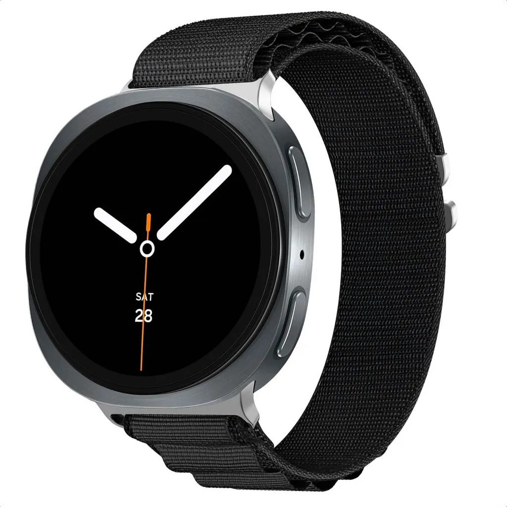 cinturino in nylon Alpine imoshion per Samsung Galaxy Watch 8 (40/44 mm) / Classic (46 mm) - Nero