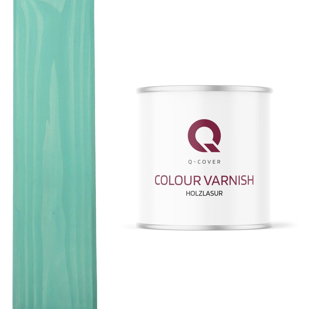 Holzlasur Minzblau 2,5 L Satin Holzschutz Holzschutzlasur Lasur Wasserbasierte Innen Außen Lasur Abperleffekt Lasur Für Holz