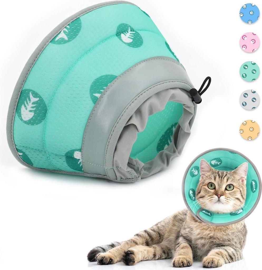 Supet Einstellbare Halskrause für Katzen nach Operationen Produktbild 